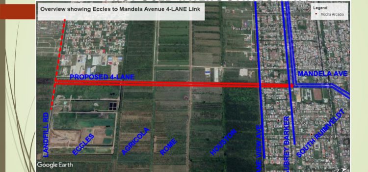 Inter-agency consultations ongoing for Mandela – Eccles road link
