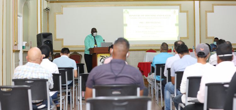 Contractors Participate in Pre-bid meeting for construction of four-lane Eccles to Mandela Highway