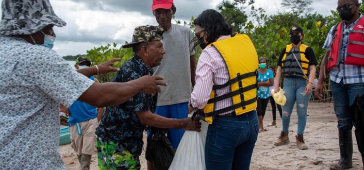 Flood-affected Residents along Demerara River benefit from Relief Supplies