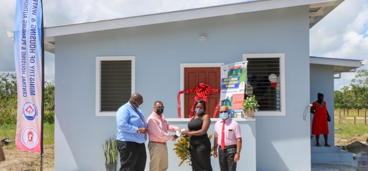 Six Low-Income Guyanese Receive Keys to Newly Built Core Homes