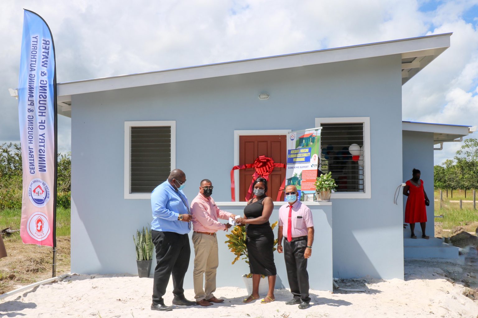 Six Guyanese Receive Keys to Newly Built Core Homes